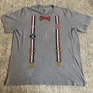 Travis Mathew Men's T-Shirt Gray I Don't Get Drunk I Get Awesome XXL